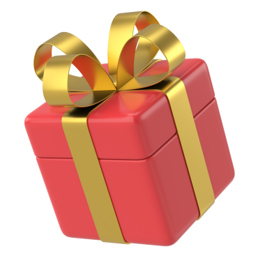 Üç boyutlu hediye kutusu. 3B illüstrasyon.