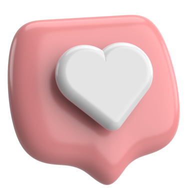 İkon gibi. Düğme gibi. 3B illüstrasyon.