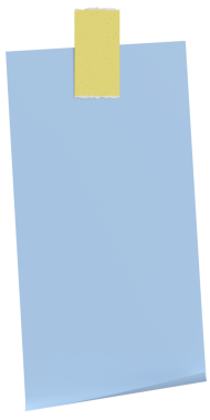 Üç boyutlu not kağıdı. Yapışkan bir not. 3B illüstrasyon.