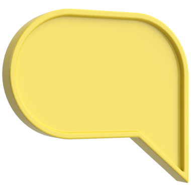 Konuşma balonu. Sohbet balonu. 3B illüstrasyon.