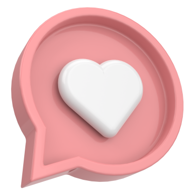 İkon gibi. Düğme gibi. 3B illüstrasyon.