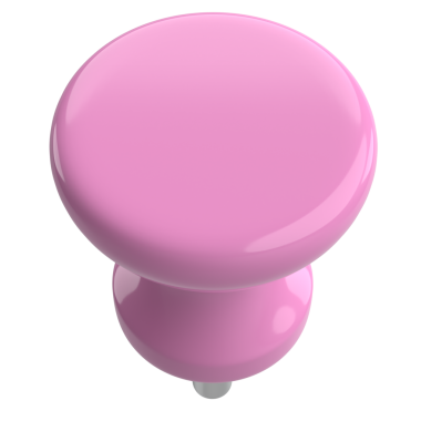 Pimi çek. Çizim iğnesi. Üç boyutlu pim. 3B illüstrasyon.