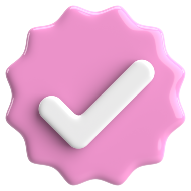 3 boyutlu onay kutusu. İşaretle. 3B illüstrasyon.