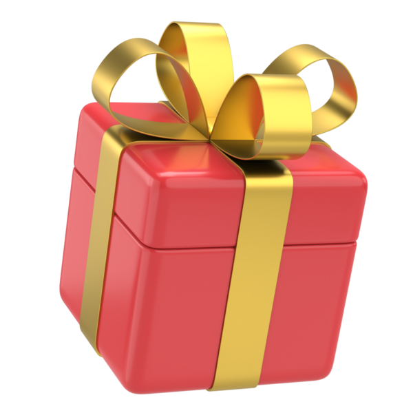 Üç boyutlu hediye kutusu. 3B illüstrasyon.