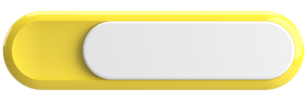 Üç boyutlu düğme. Boş tuş. 3B illüstrasyon.