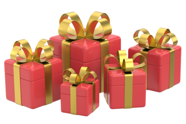 Üç boyutlu hediye kutusu. 3B illüstrasyon.