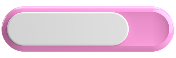 Üç boyutlu düğme. Boş tuş. 3B illüstrasyon.