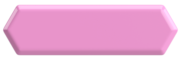 Üç boyutlu düğme. Boş tuş. 3B illüstrasyon.