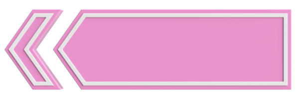 Önceki düğme. Arka düğme. 3B illüstrasyon.