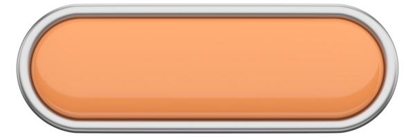 Üç boyutlu düğme. Boş tuş. 3B illüstrasyon.