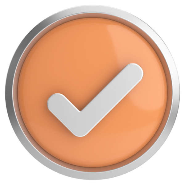 3 boyutlu onay kutusu. İşaretle. 3B illüstrasyon.