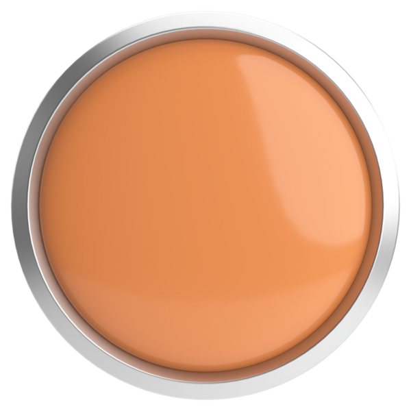 Üç boyutlu daire düğmesi. Boş tuş. 3B illüstrasyon.