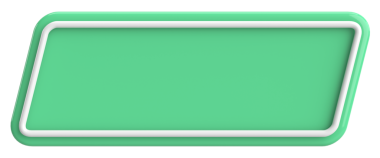 Üç boyutlu düğme. Boş tuş. 3B illüstrasyon.