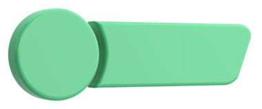 Üç boyutlu düğme. Boş tuş. 3B illüstrasyon.