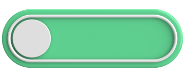 Üç boyutlu düğme. Boş tuş. 3B illüstrasyon.