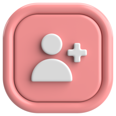 Üç boyutlu takip tuşu. 3B illüstrasyon.