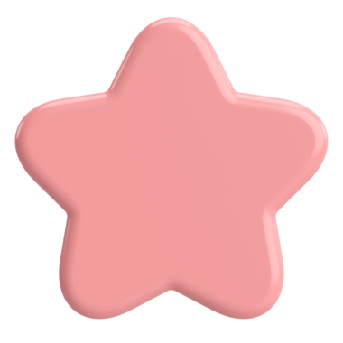 Üç boyutlu yıldız. Yıldız şeklinde. 3B illüstrasyon.