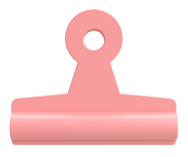 Ataç. Üç boyutlu ataç. 3B illüstrasyon.