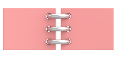 Üç boyutlu skor tabelası. Zaman etiketi. 3B illüstrasyon.