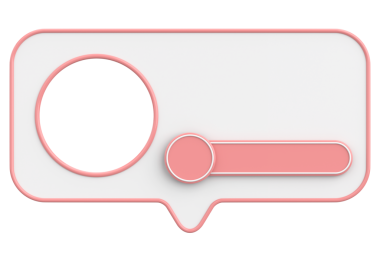 Profil kutusu. Sosyal medya profili. 3B illüstrasyon.