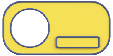 Profil kutusu. Sosyal medya profili. 3B illüstrasyon.