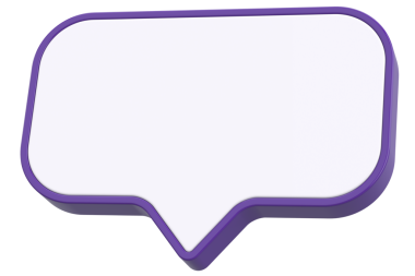 Konuşma balonu. Sohbet balonu. 3B illüstrasyon.