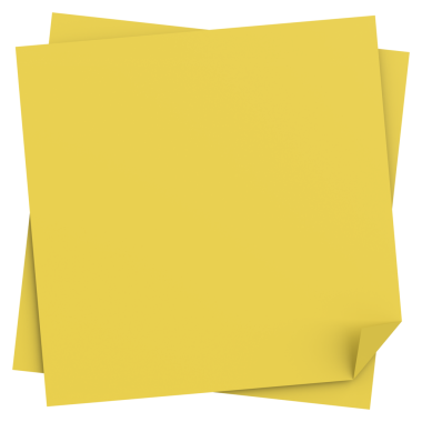 Üç boyutlu not defteri. Yapışkan bir not. 3B illüstrasyon.