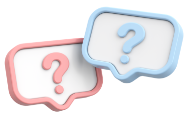 Soru işareti işareti. 3B illüstrasyon.