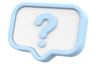 Soru işareti işareti. 3B illüstrasyon.