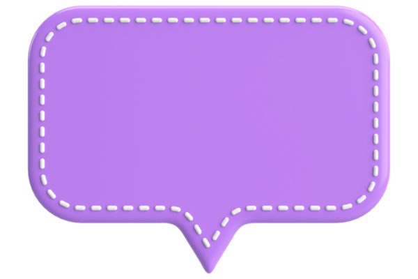 Fiyat etiketi Konuşma balonu. 3B illüstrasyon.