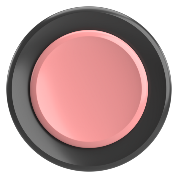 Üç boyutlu daire düğmesi. Boş tuş. 3B illüstrasyon.