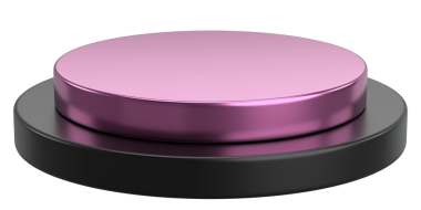 Ürün sergisi. Ürün podyumu. 3B illüstrasyon.