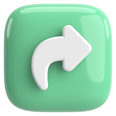 Paylaş düğmesi. Simgeyi paylaş. 3B illüstrasyon.