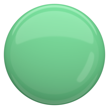 Üç boyutlu daire düğmesi. Boş tuş. 3B illüstrasyon.