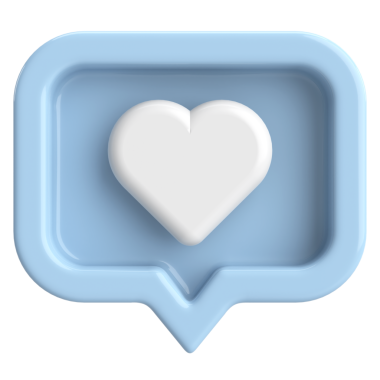 Düğme gibi. İkon gibi. 3B illüstrasyon.