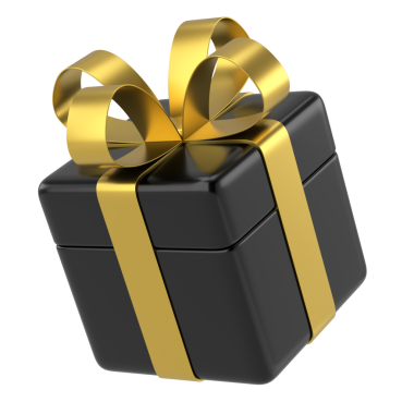 Üç boyutlu hediye kutusu. 3B illüstrasyon.