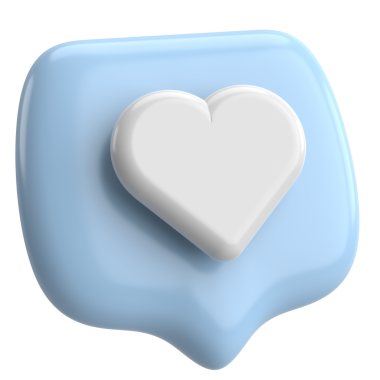 İkon gibi. Düğme gibi. 3B illüstrasyon.