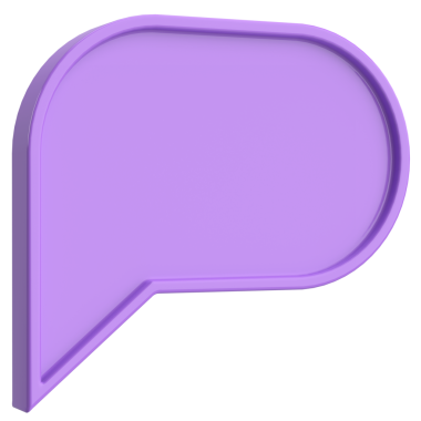 Konuşma balonu. Sohbet balonu. 3B illüstrasyon.