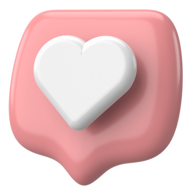 Düğme gibi. İkon gibi. 3B illüstrasyon.