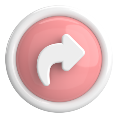 Paylaş düğmesi. Simgeyi paylaş. 3B illüstrasyon.