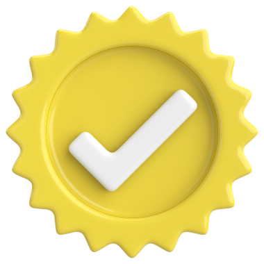 3 boyutlu onay kutusu. İşaretle. 3B illüstrasyon.