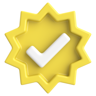 3 boyutlu onay kutusu. İşaretle. 3B illüstrasyon.