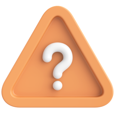 Soru işareti işareti. 3B illüstrasyon.