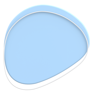 Üç boyutlu Blob. Soyut Metin Kutusu. 3B illüstrasyon.