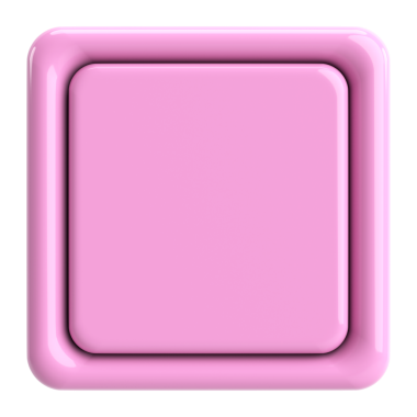 Üç boyutlu düğme. Boş tuş. 3B illüstrasyon.