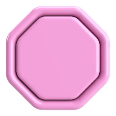 Üç boyutlu düğme. Boş tuş. 3B illüstrasyon.