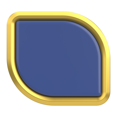 Lüks düğmesi. Boş tuş. 3B illüstrasyon.