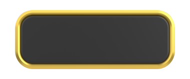 Lüks düğmesi. Boş tuş. 3B illüstrasyon.