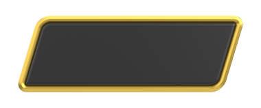 Lüks düğmesi. Boş tuş. 3B illüstrasyon.