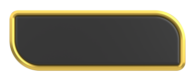 Lüks düğmesi. Boş tuş. 3B illüstrasyon.